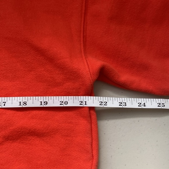 Gola Classic Orange cropped crew neck Sweatshirt free size - Picture 7 of 9